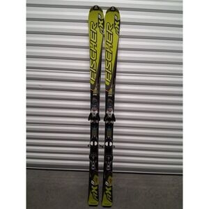 Fischer RX9 FTI Skis 160cm Air Carbon Titanium Salomon S810 Light Demo Bindings